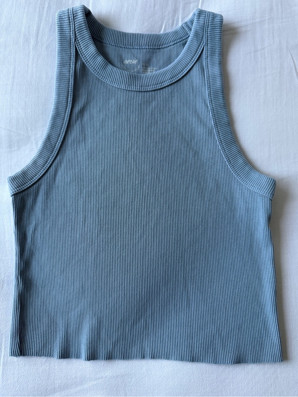 AERIE Ribbed Crop Tank Top